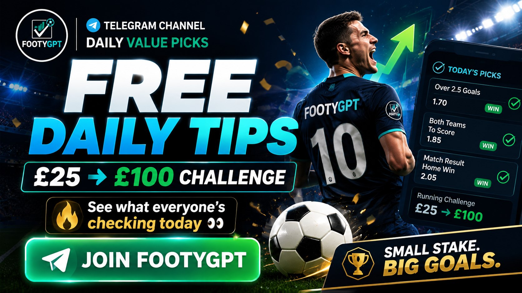 FootyGPT Free - Football Betting Tips UK π¬π§