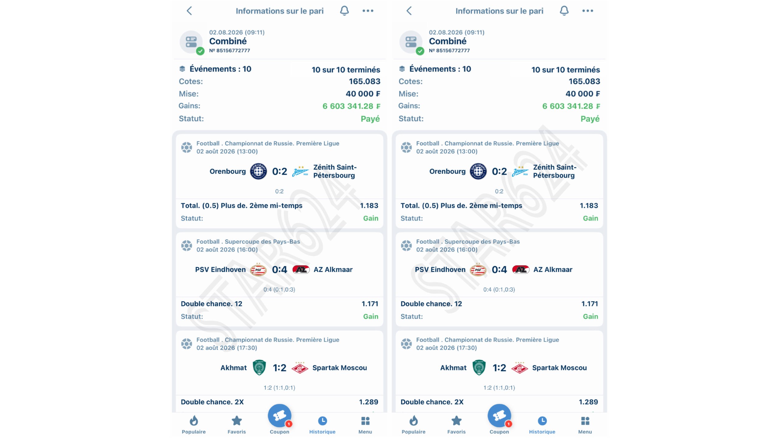 ♦️STAR PRONO♦️