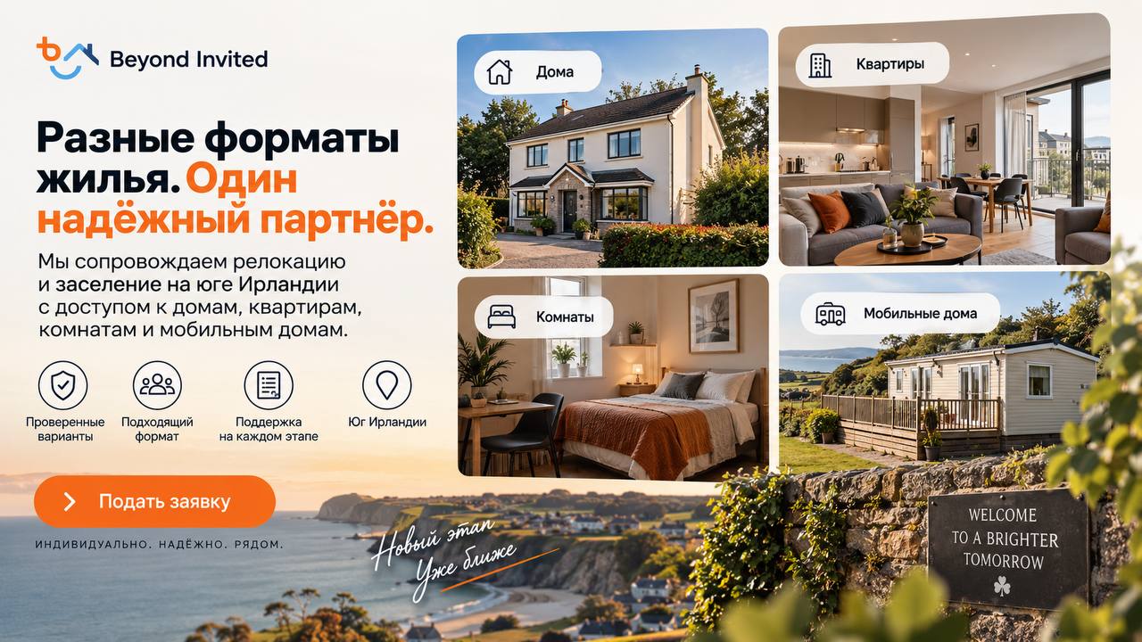 ДОСТУПНЕ ЖИТЛО 🏠 ІРЛАНДІЯ 🇮🇪