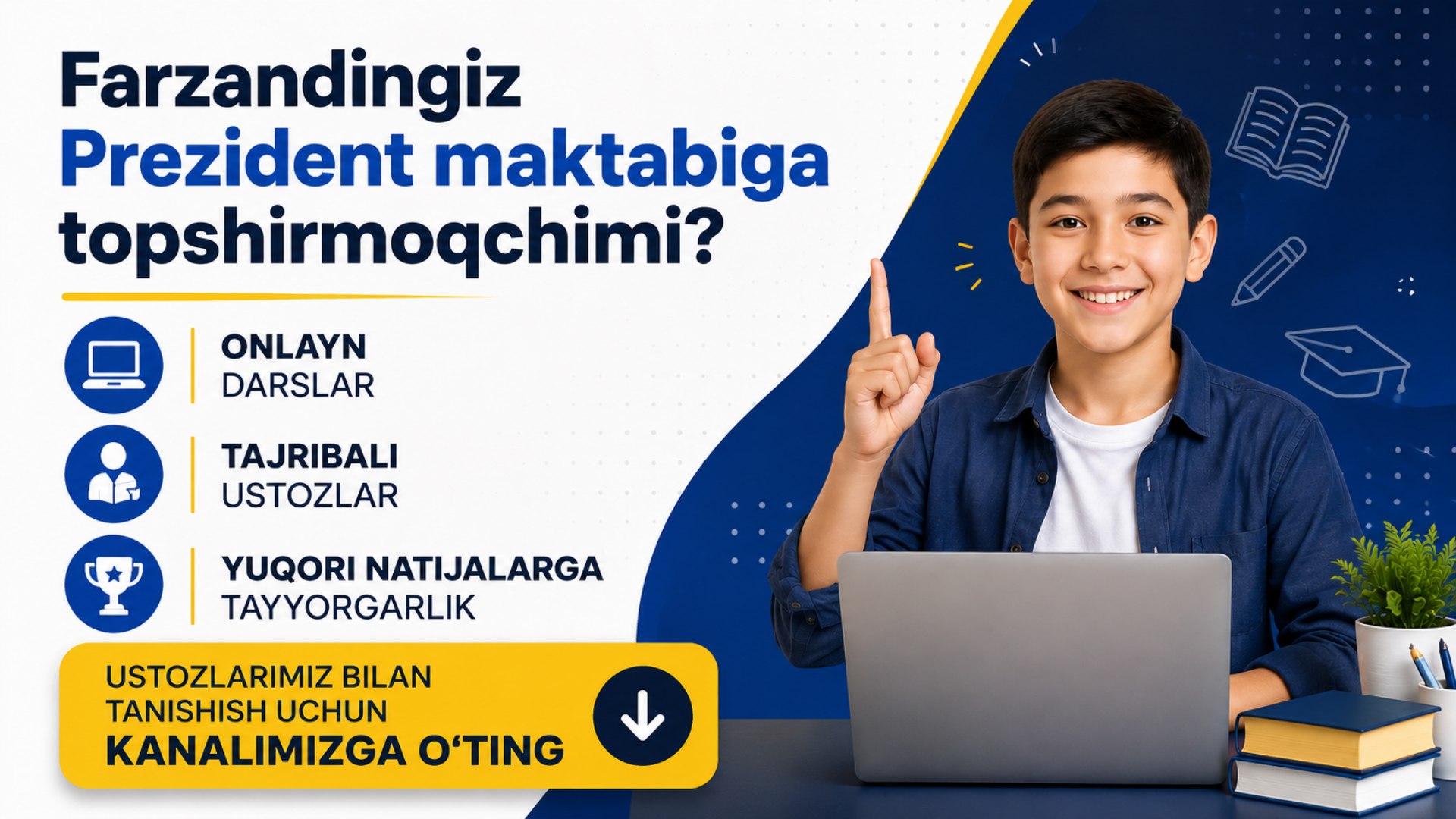 Prezident Maktablariga Tayyorlash