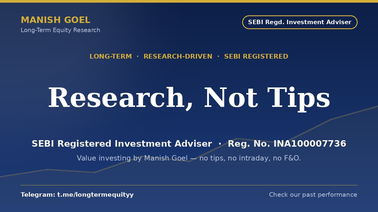 Manish Goel Stocks & Education