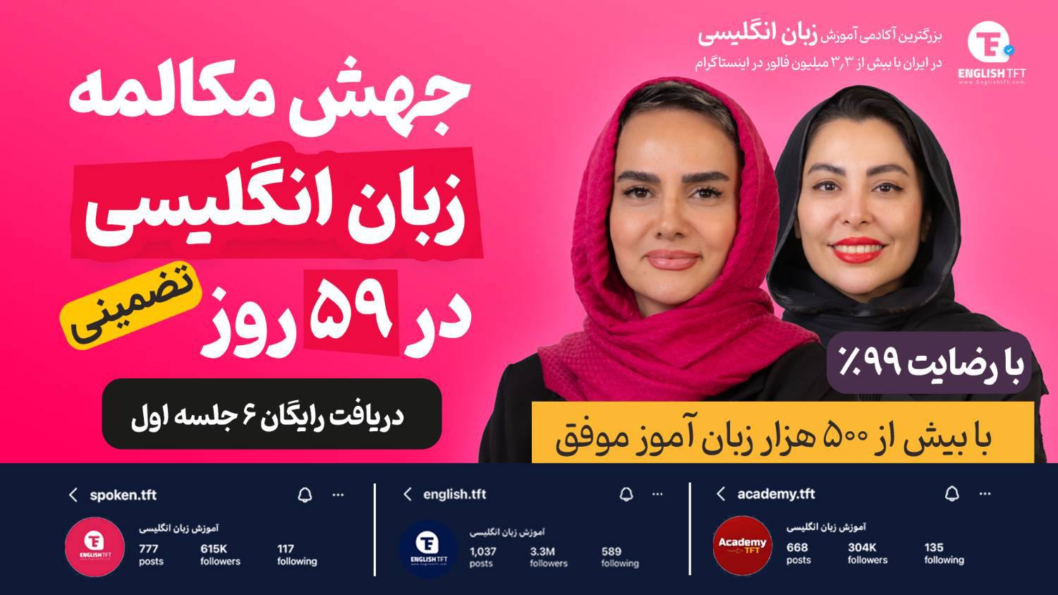 آموزش ۶ جلسه مکالمه رایگان زبان 🚀