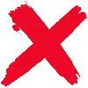 ❌