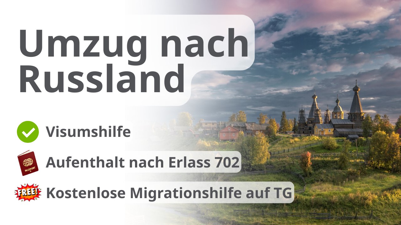 Leben und Geschäfte machen in Russland 🇷🇺